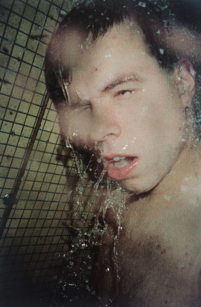 me in the shower, 1990 colour photography