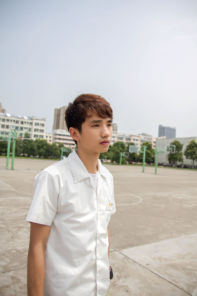 常德市一中校服。 - 人像, 色彩, 常德, 校服, 小清