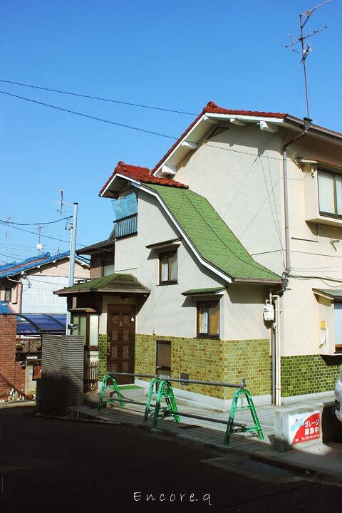 绿色的屋顶。 - 京都的好天气。 - encore.q