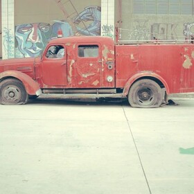 老消防车