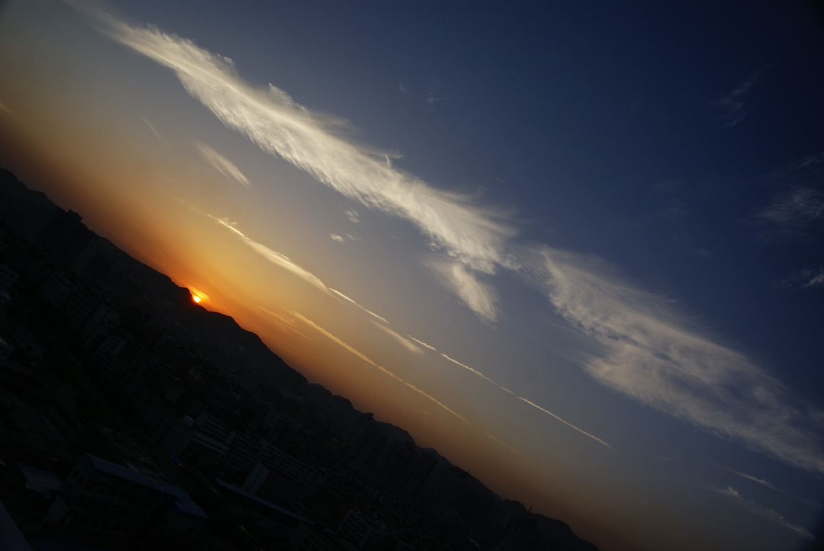 My sky - 光影, 夕阳, 逆光, 贵阳, sonya200 - hhu