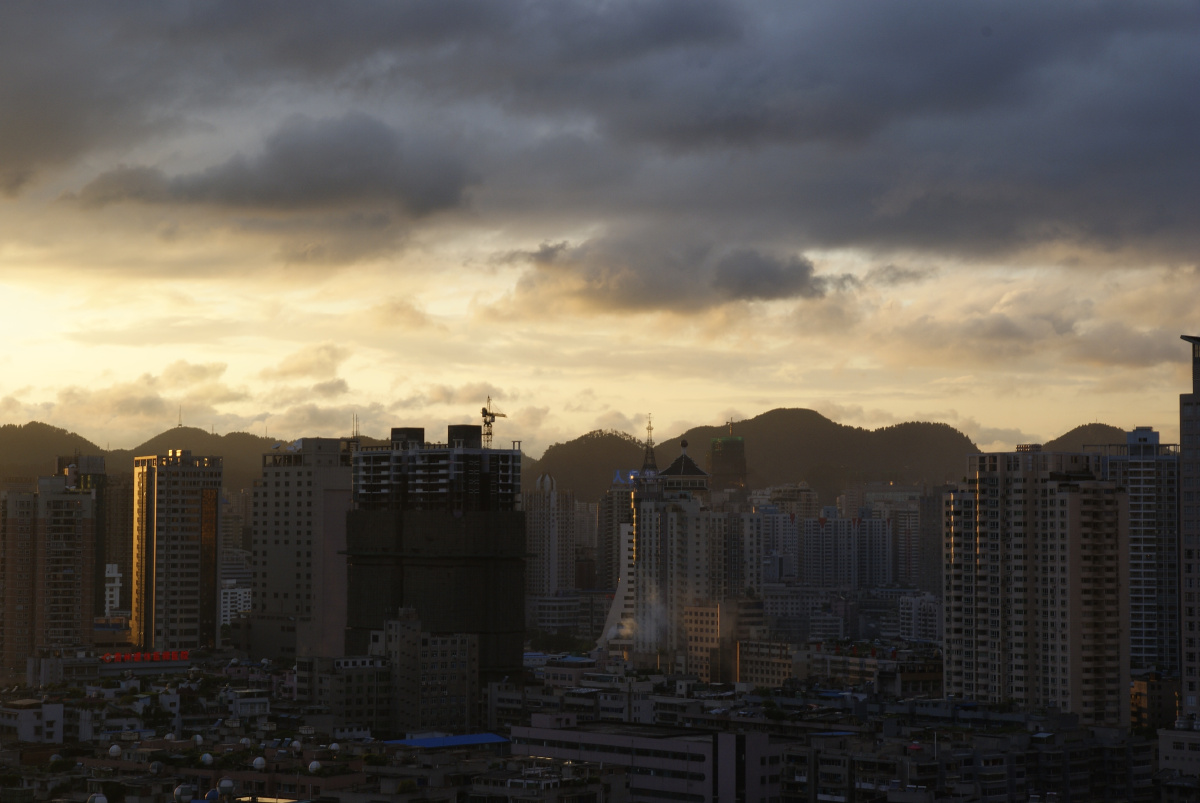 My sky - 光影, 夕阳, 逆光, 贵阳, sonya200 - hhu