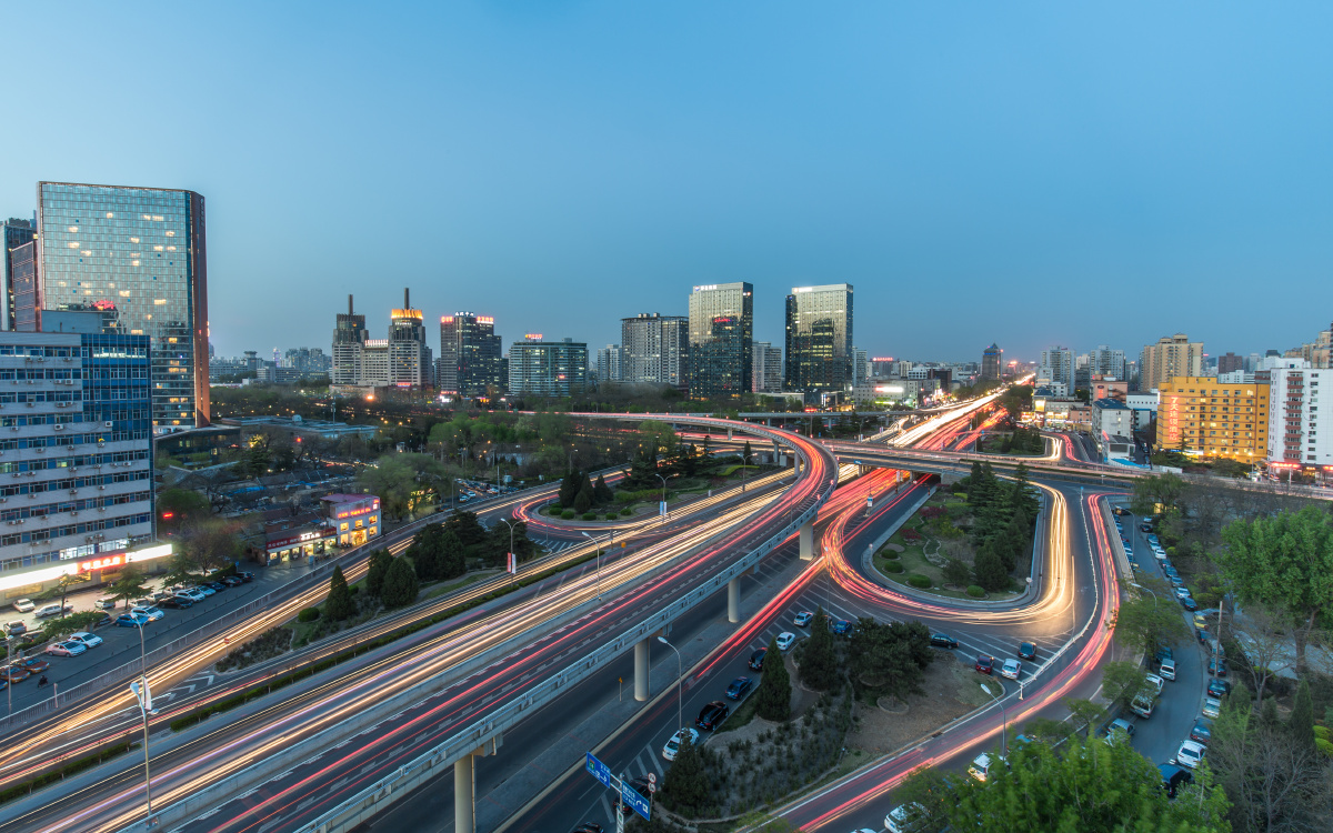马甸桥西 - 北京, 马甸桥, 佳能, 广角, 色彩, 长曝