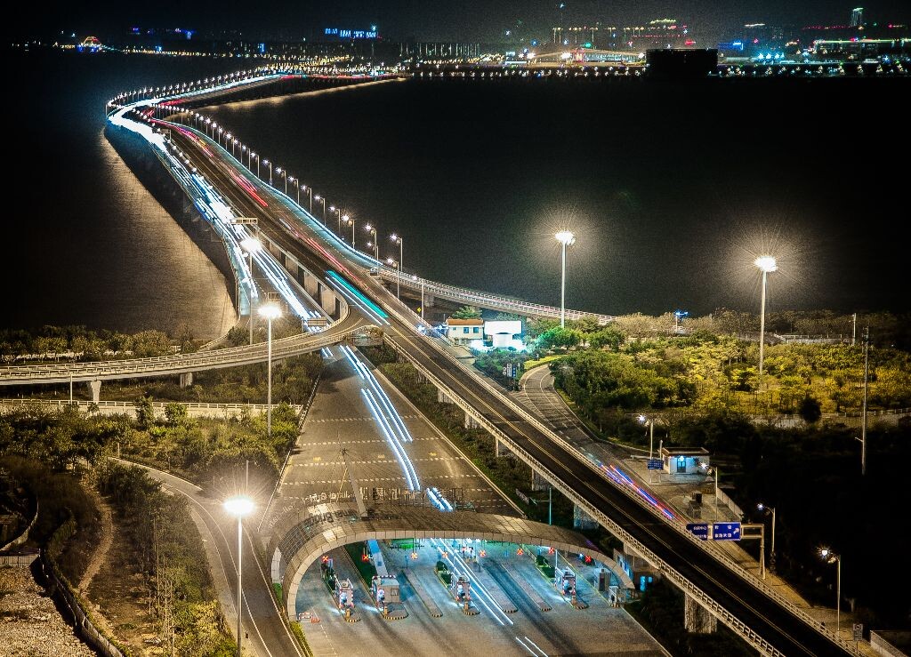 集美大桥夜景1(林志杰摄影)