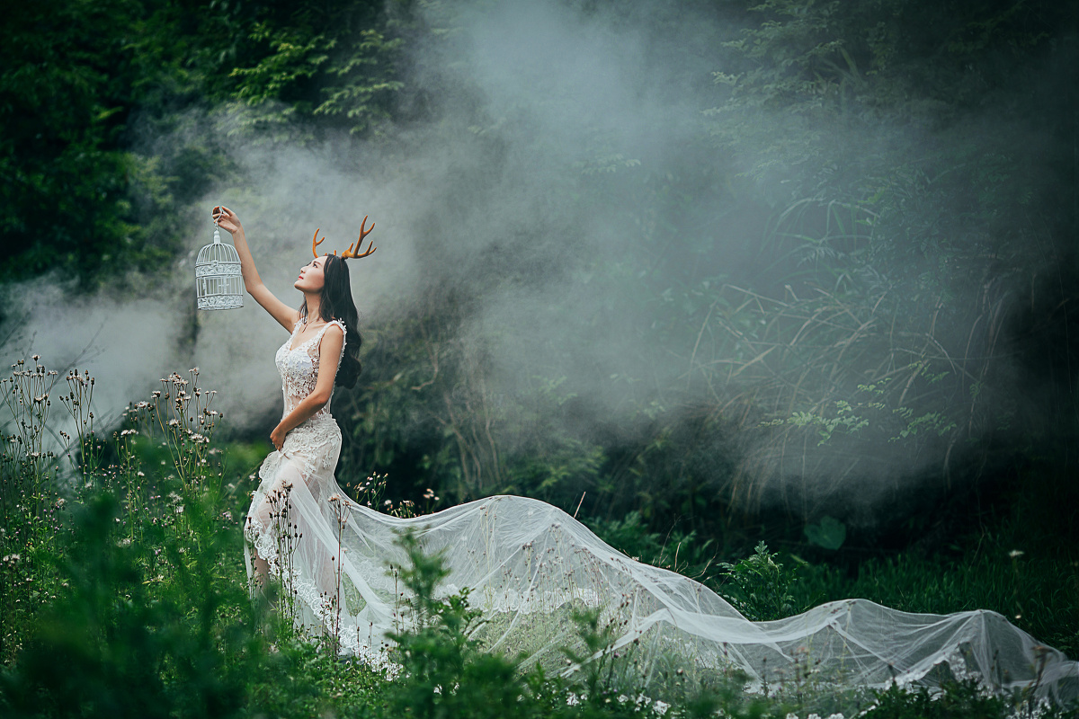 四月の鹿 - 人像, 情感, 色彩, 鹿角, 森系, 厦门 - 