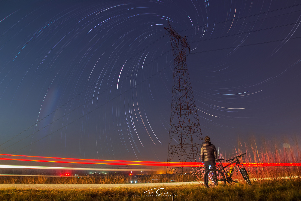 星空飞逝 - 夜景, 风光 - 専业吐槽