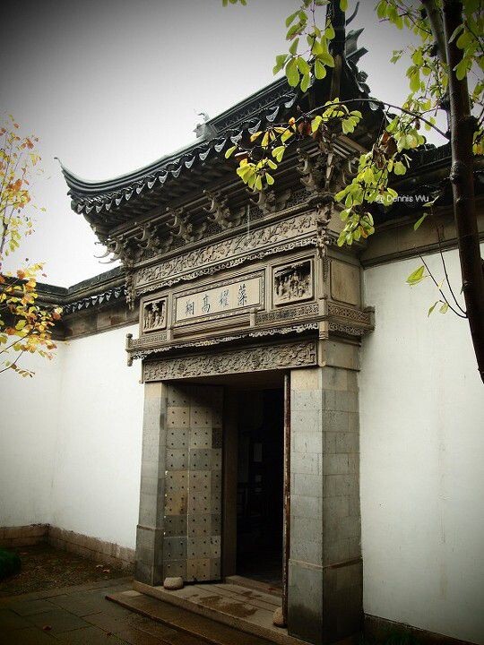 网师园"藻耀高翔-最精美的砖雕门楼