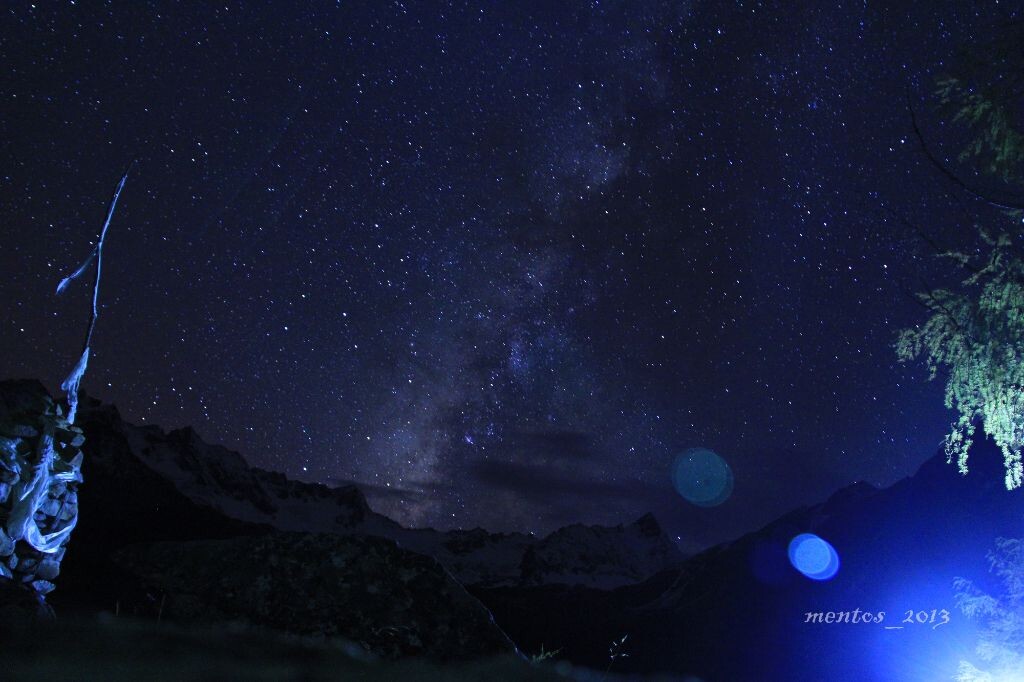 葫芦海的星空图片