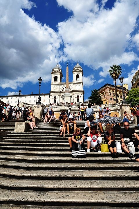 西班牙台阶 罗马 意大利 - 罗马, 西班牙台阶, 意