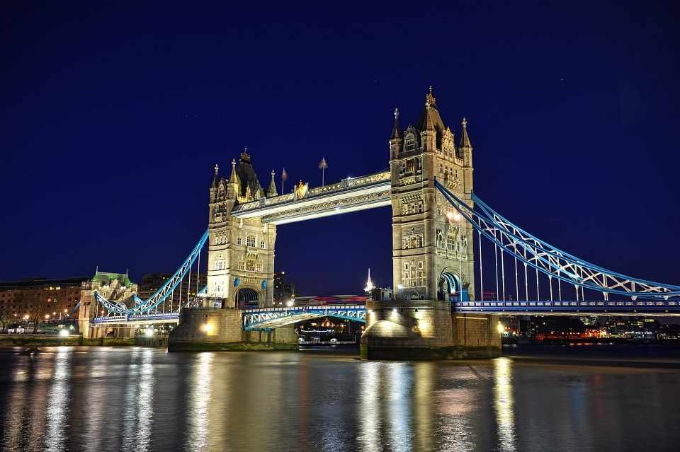 London Tower Bridge - 伦敦, london, eye, Towe