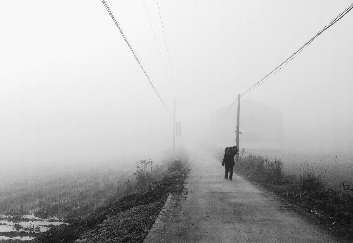 黑白, 风光, 手机 - 逃不出我的眼睛