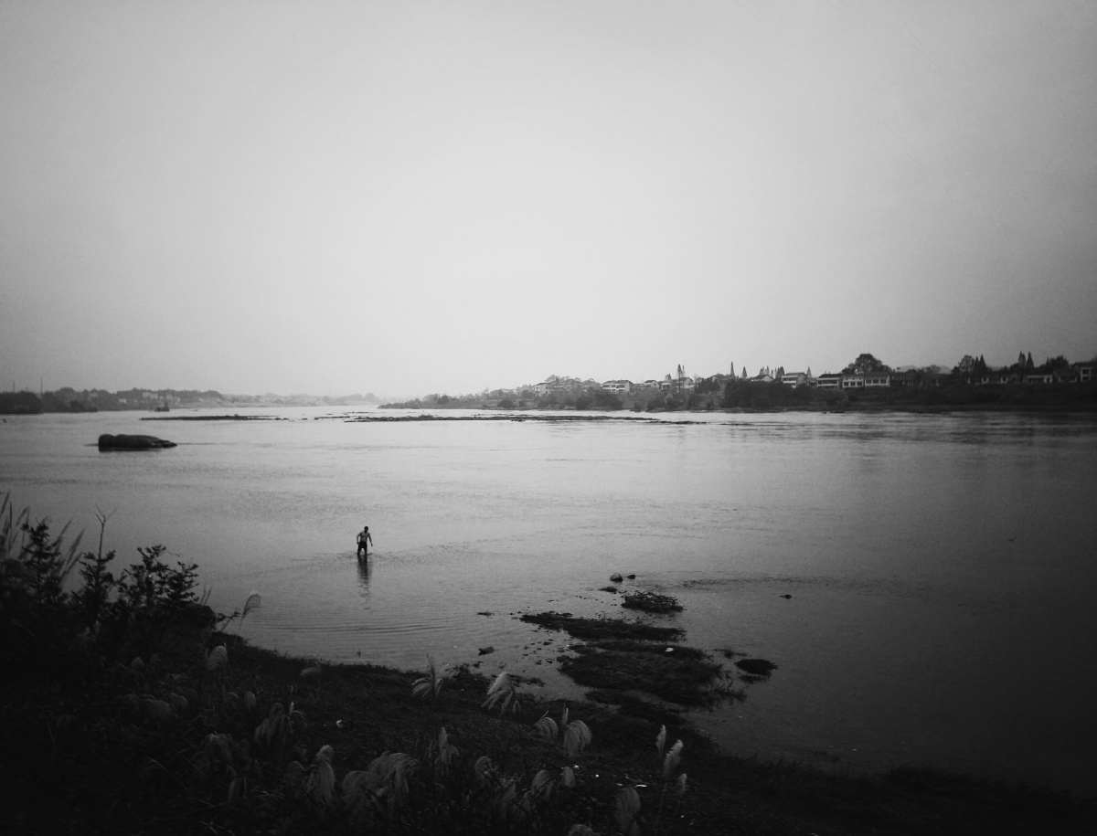 黑白, 风光, 手机 - 逃不出我的眼睛