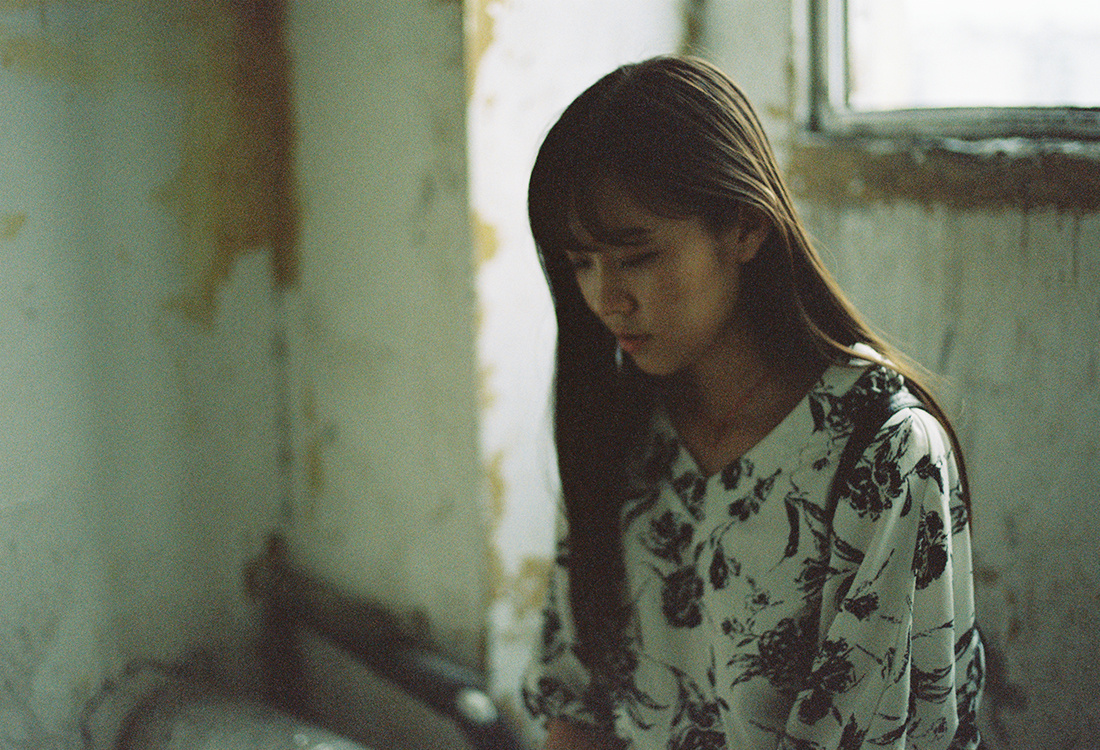 天台吹风 - 胶片, 美女, 小清新, 50mm, 人像 - 张