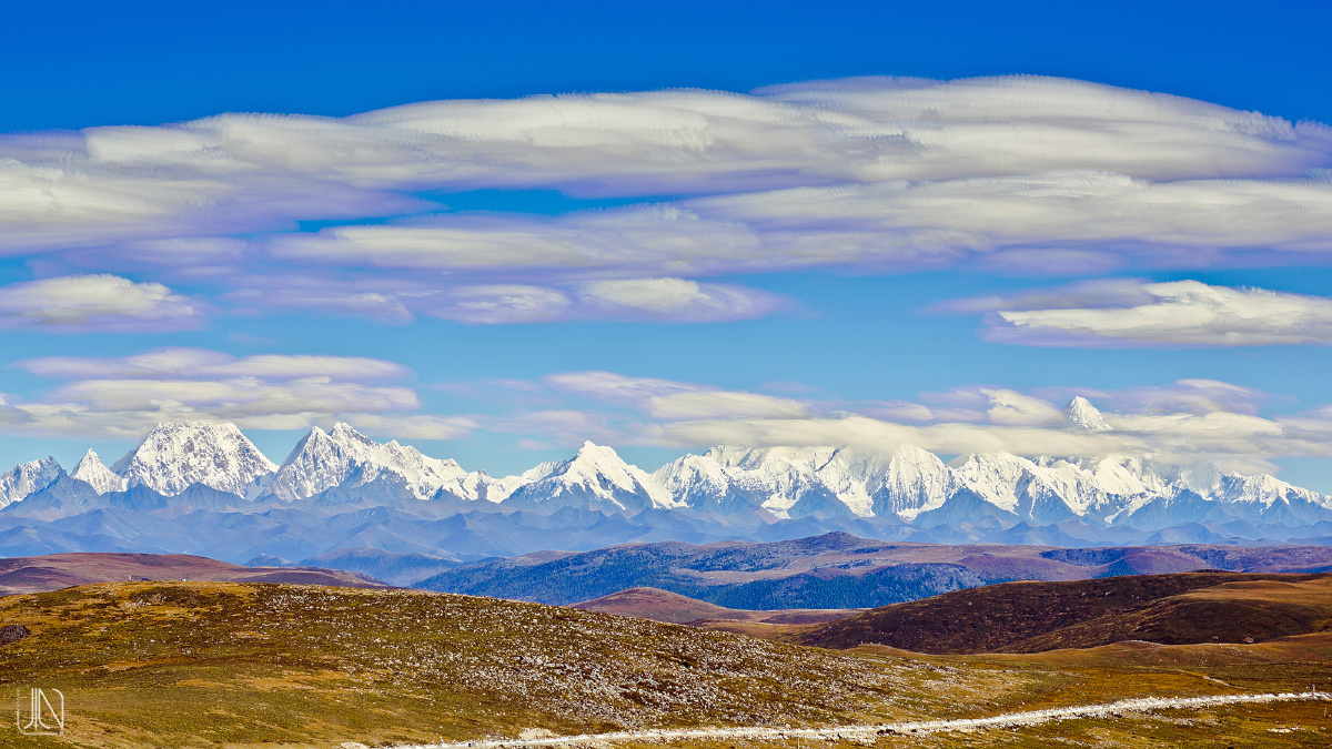 贡嘎雪山 - 色彩, 风光, 旅行, 四川, 川藏线, 贡嘎