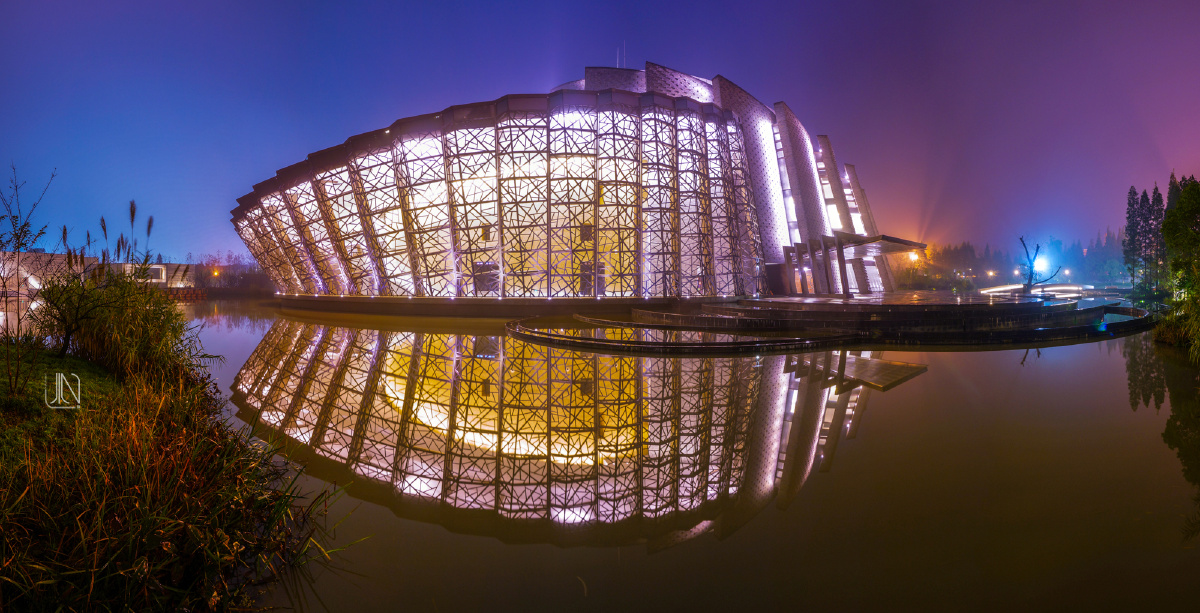 乌镇大剧院 - 色彩, 旅行, 建筑, 广角, 索尼, CAP