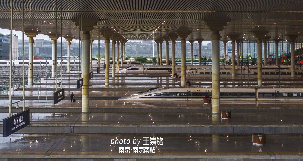 四个站台，四型动车，半部高速动车的发展史 - 铁路, 南京, 佳能 - 王崇铭 - 图虫摄影网