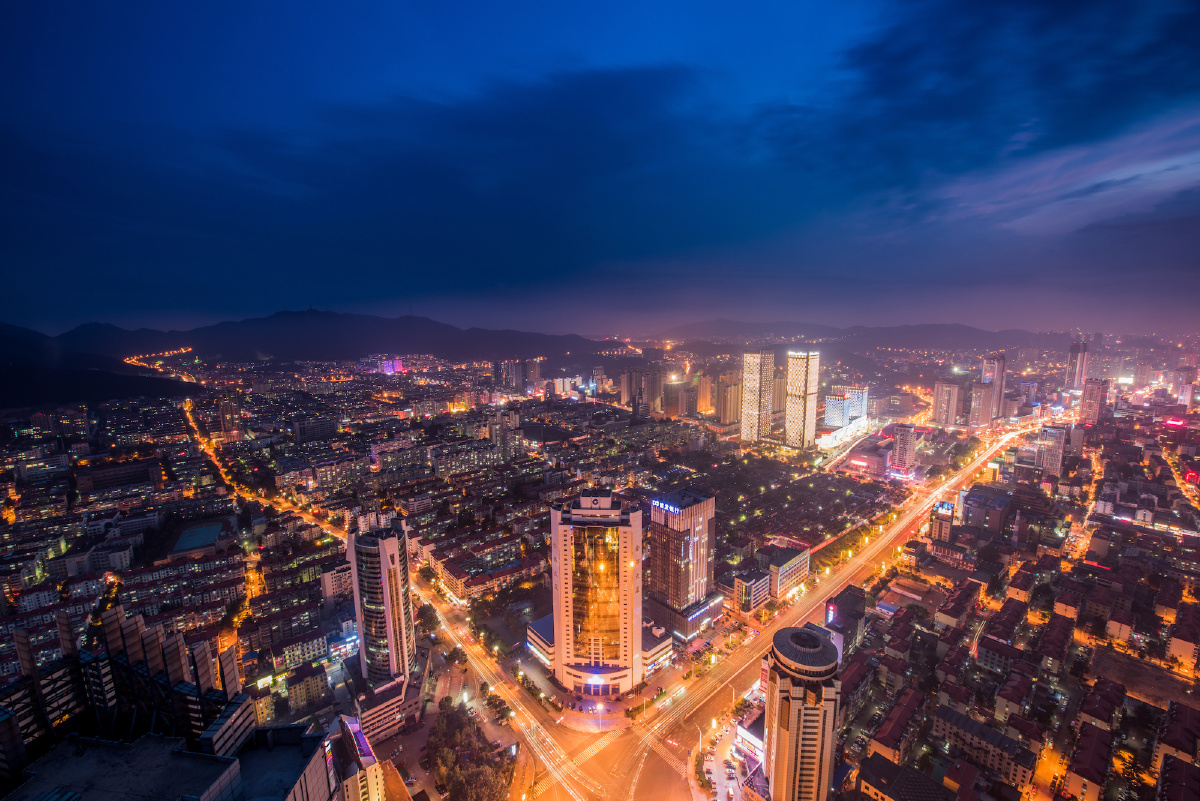 鸟瞰-芝罘夜景3