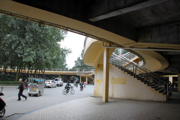 一环路府青立交桥成都第一座立交桥