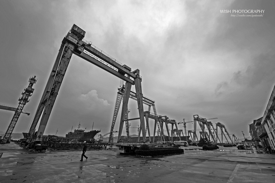 造船工人 - 造船工人, 浙江, 象山, 石浦, 东红船厂 - 造船工人 - guo