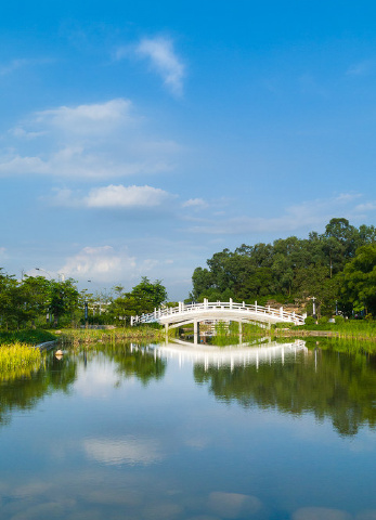生物岛叠翠园一景2张