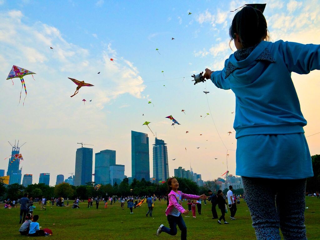 莲花山风筝广场图片