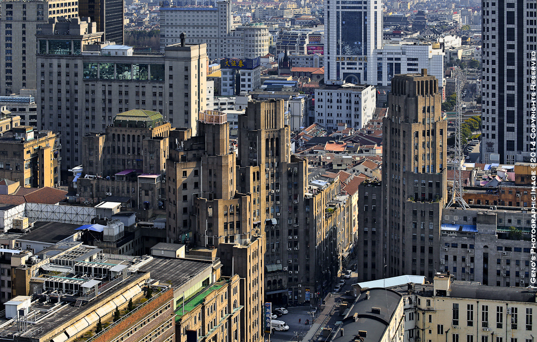 福州路三巨头的360°俯拍 - 上海, 城市 - 福州路三巨头的360°俯拍