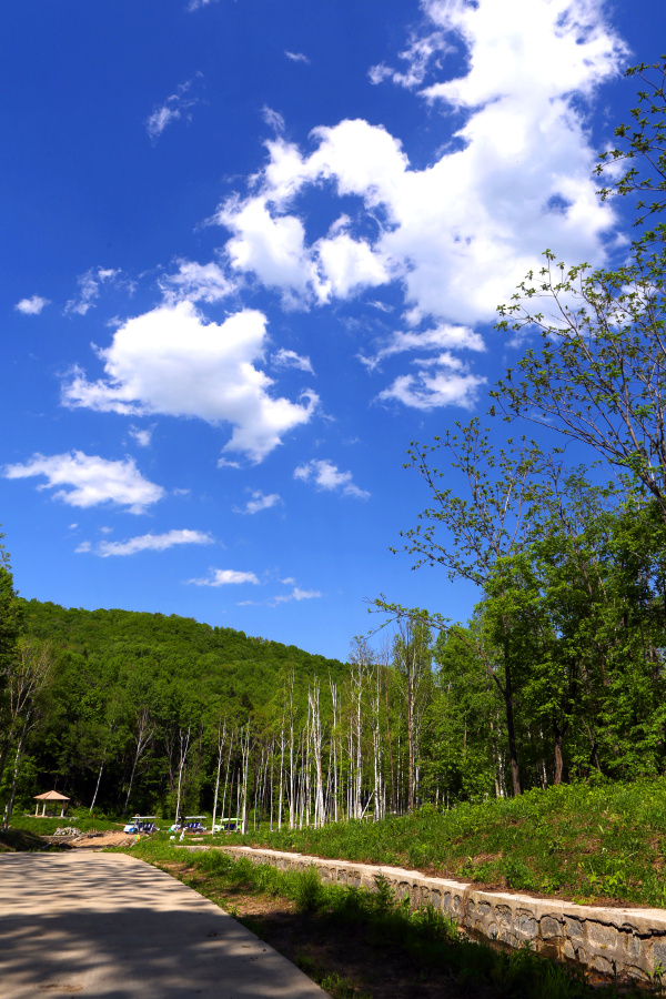 五月份的亚布力景区