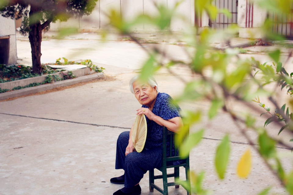 姥姥也有小清新