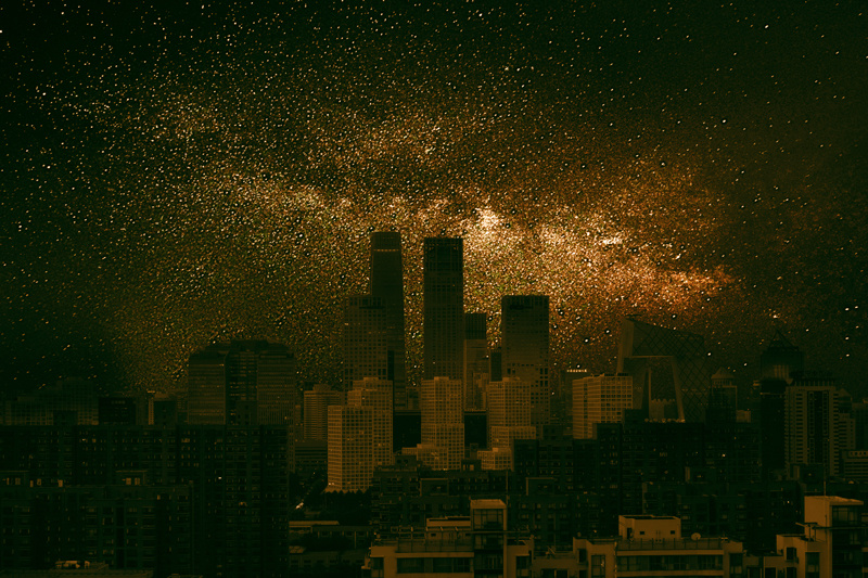 【停电后的北京】