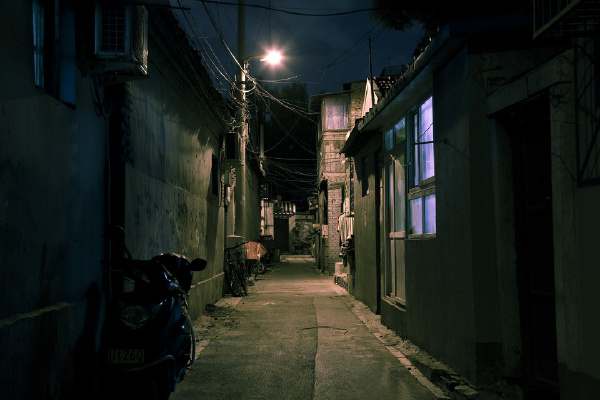 入夜后的北京胡同 - 夜景 - 大隐 - 图虫摄影网
