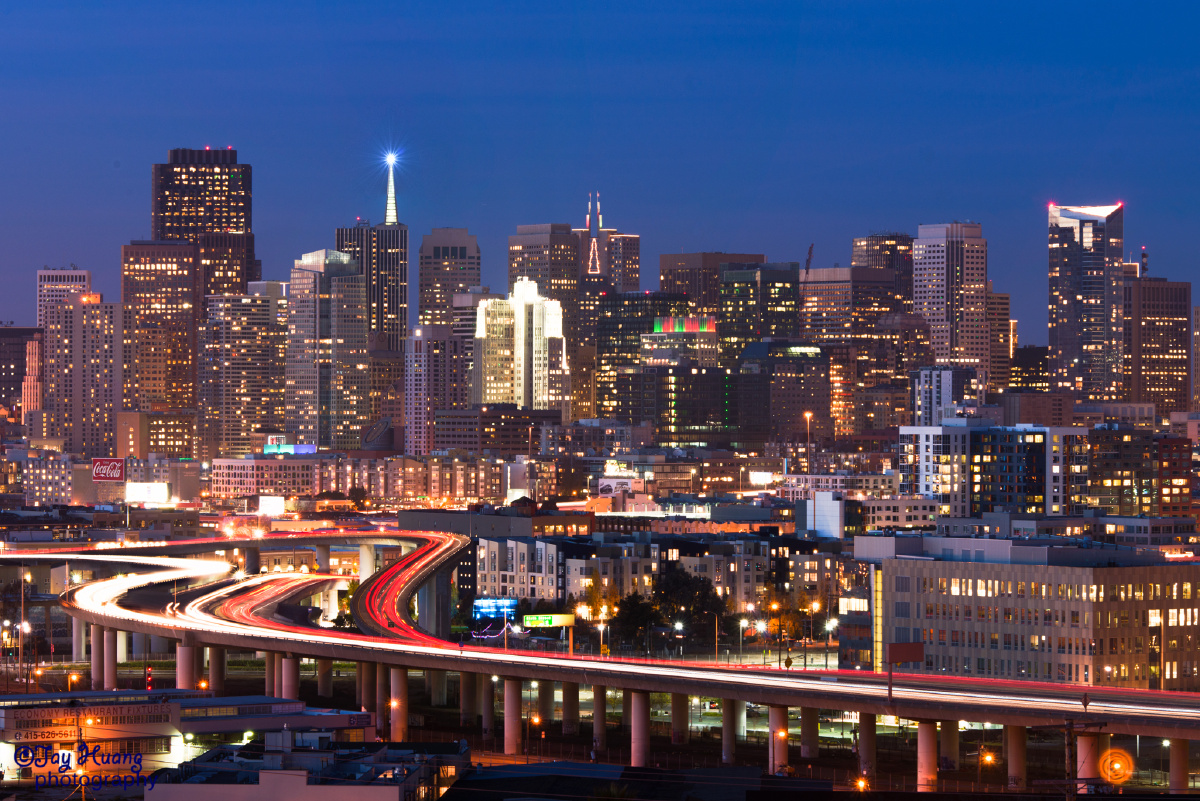 heart of san francisco - 夜景, 风光, 尼康, 美国, 加州, 旧金山
