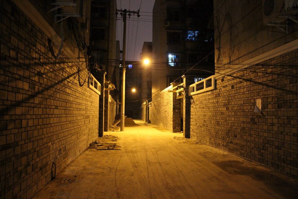 黄昏小巷图片