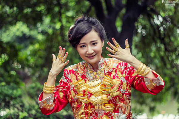 几张新娘照广东佛山