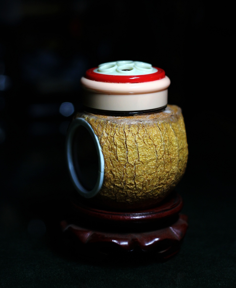 老爸亲手做的蝈蝈葫芦