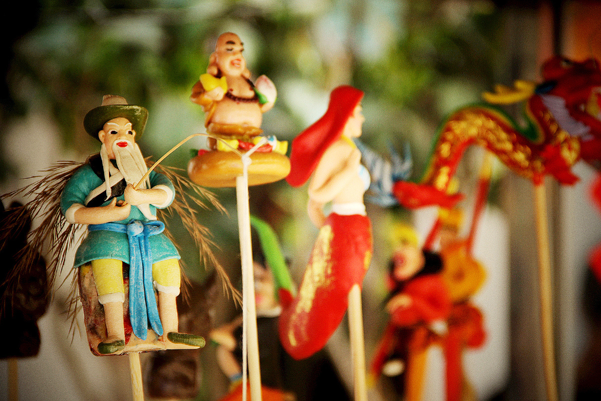 面人·挑担提盒,走乡串镇,做于街头,成于瞬间