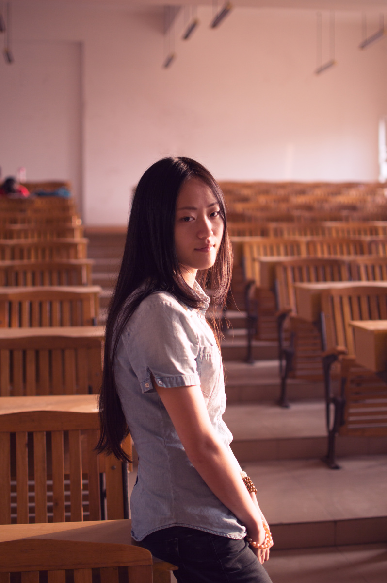 女同学 - 人像, 35mm, 美女, 小清新, 教室 - 女同学 - fun.