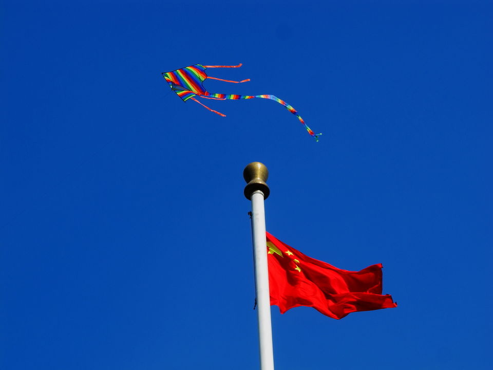 国旗与风筝