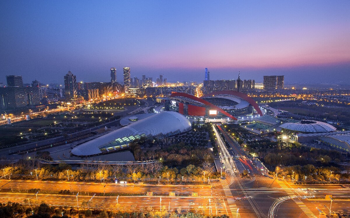 南京奥体 城市 夜景 色彩 佳能 南京 南京奥体 徐雨晴_graf