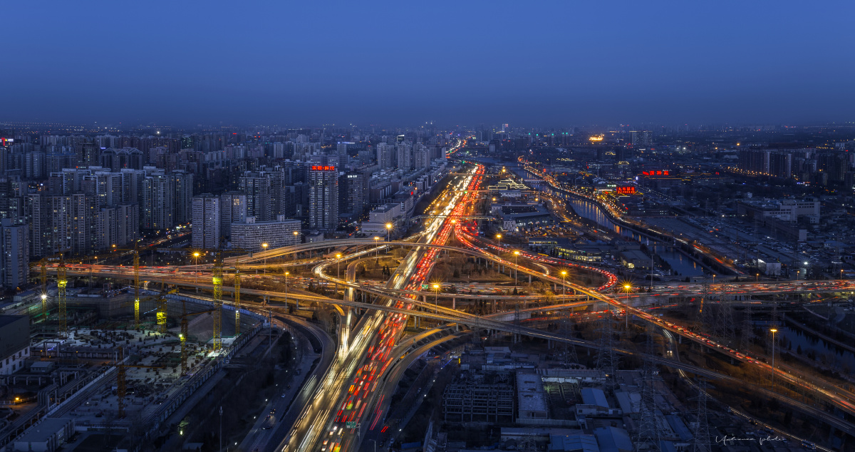 北京线条之美 - 北京, 桥, 城市, 夜景 - 天泽 - 图虫摄影网