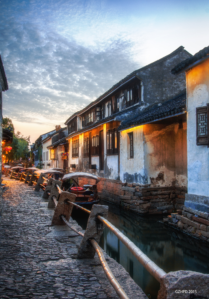 小镇的夜 - 夜景, 古镇, 周庄 - 小锅_raw - 图虫摄影网