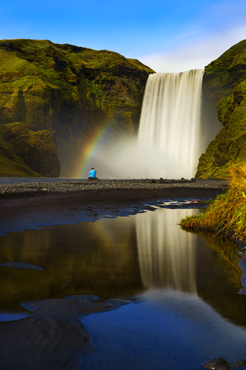 飞流彩虹间 - 色彩, 风光, 冰岛, 瀑布, 彩虹, 旅行 - oo乔伊斯o愈行
