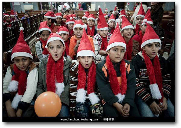 埃及开罗的科普特人迎接圣诞新年