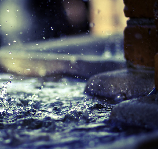 moment of water drops