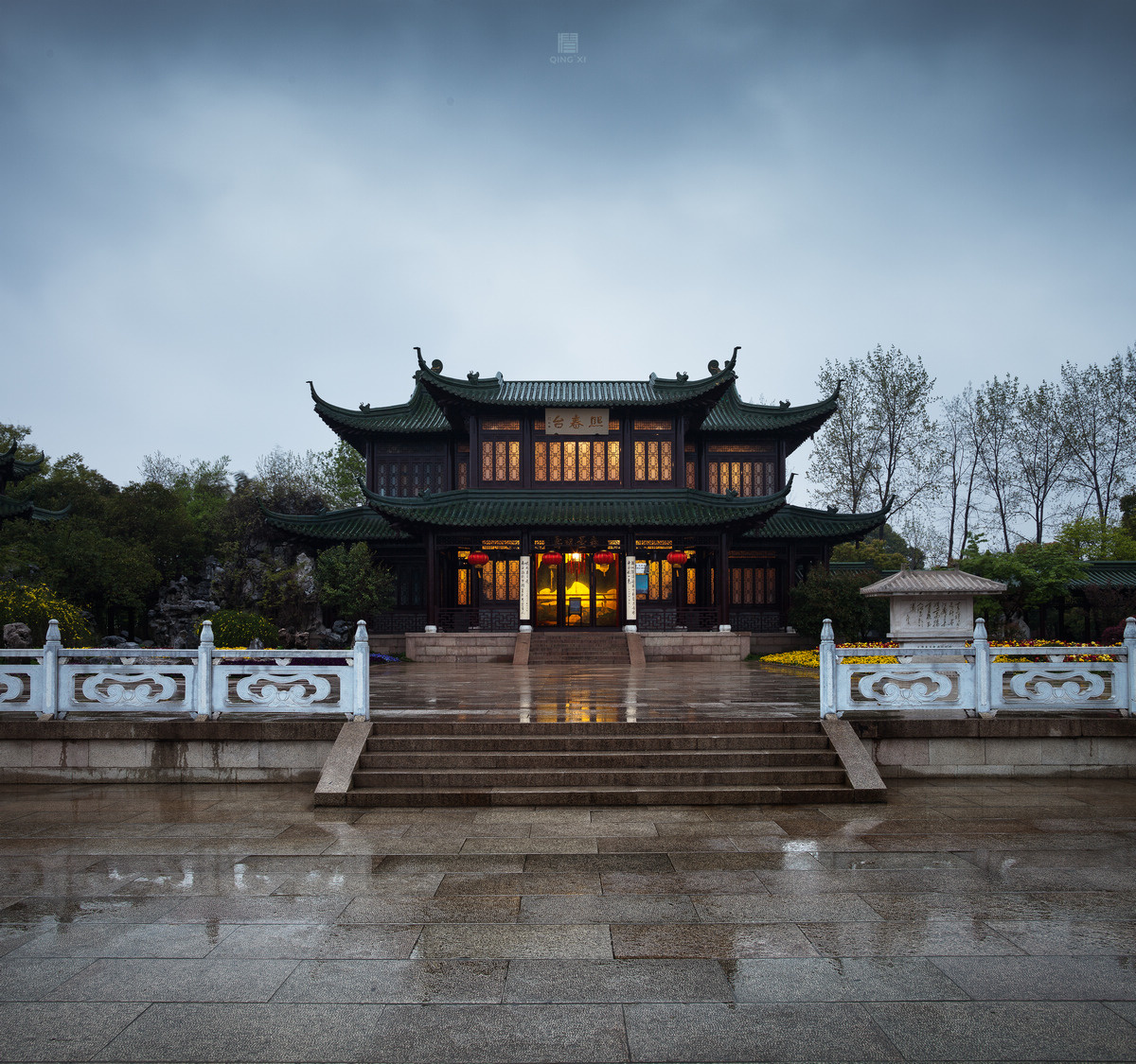 扬州之美--熙春台--扬州瘦西湖