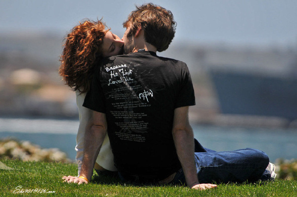 我拍到的吻之组照