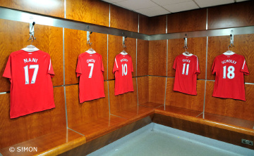 曼联主队更衣室