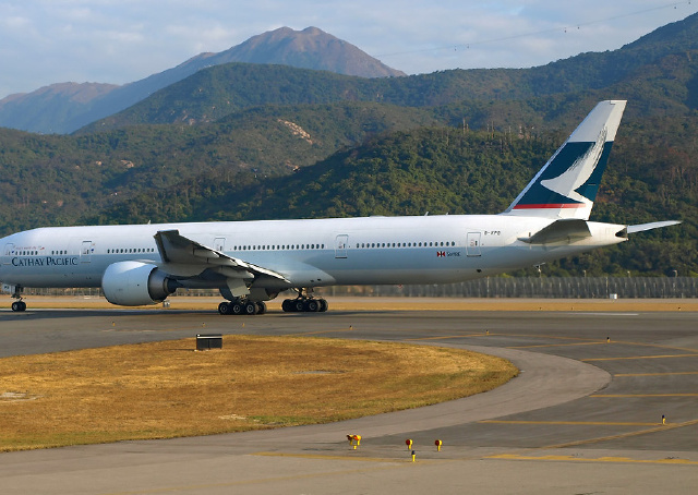 cx b773er b-kpb_国泰航空波音b773er