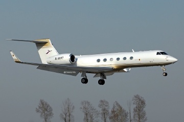 deer jet gulfstream gv b-8097 金鹿公务 湾流v
