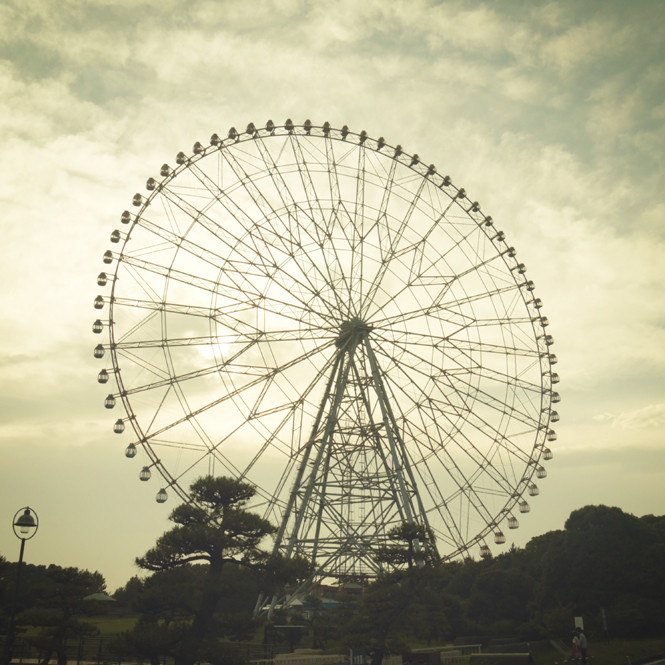 葛西临海公园有日本最大的摩天轮 摩天轮比观览车这个名字来得有感脚
