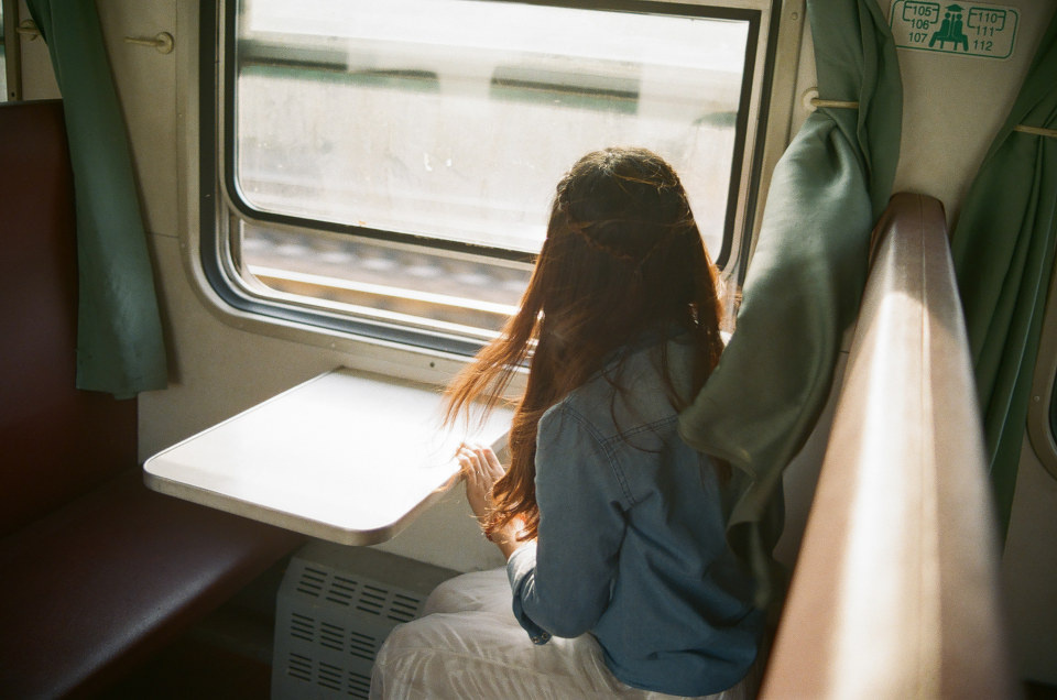 真的在那趟说好要坐的火车上了